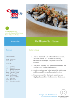 Grillierte Sardinen