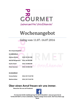 Wochenangebot