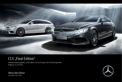 CLS „Final Edition“ - Mercedes-Benz