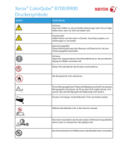 Druckersymbole - Xerox Support and Drivers