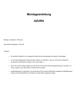 Notice Structure AZURA L