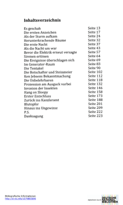 Inhaltsverzeichnis