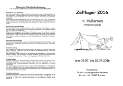 Hullersen - Ausschreibung 2016 KG