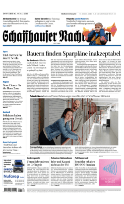 Schaffhauser Nachrichten» vom 19. Mai
