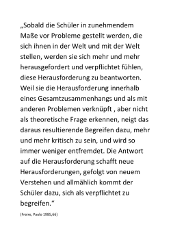 Problemformulierende Bildung