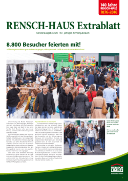 RENSCH-HAUS Extrablatt - Rensch