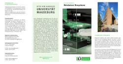 Molekulare Biosysteme - Magdeburg - Die Otto-von