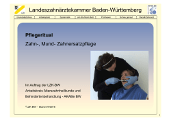 04 - Pflegeritual - Landeszahnärztekammer Baden