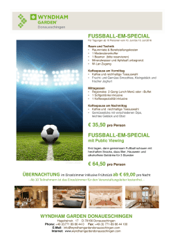 Fußball-EM-Tagungsspecial