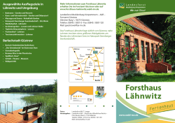 Forsthaus Lähnwitz - Wald-MV