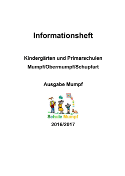 Informationsbroschüre 2016/17