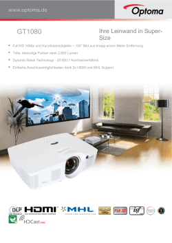 GT1080 - Optoma