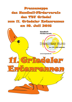 zur Pressemappe - TSV 1899 Griedel eV