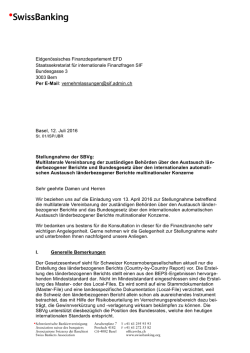 Eidgen&ouml;ssisches Finanzdepartement EFD