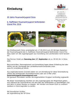 Einladung - Landesfeuerwehrverband Vorarlberg