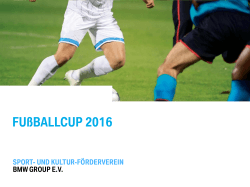 FUßBALLCUP 2016. - skfv