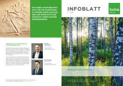 infoblatt - Hoba Druck AG