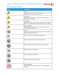 Druckersymbole - Xerox Support and Drivers