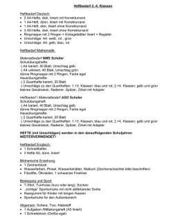 Heftbedarf - NMS Zistersdorf