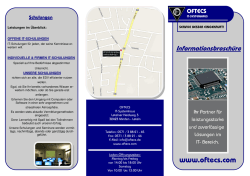 Info Brosch&uuml;re