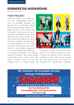 donnerstag musikb&uuml;hne - Schlossplatzfest Coburg