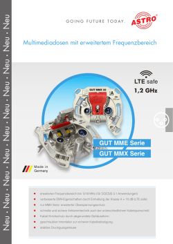 GUT MMX und MME Multimediadosen