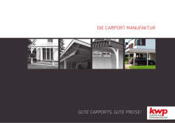Katalog - kwp Carport