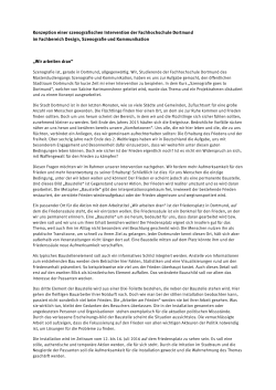 Konzeption - Fachhochschule Dortmund