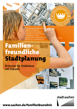 Kriterien für Städtebau mit Zukunft