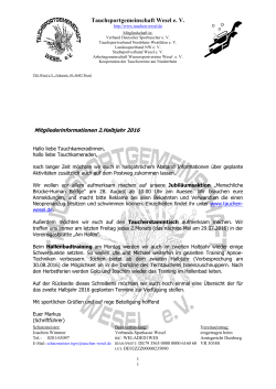 Tauchsportgemeinschaft Wesel e. V.