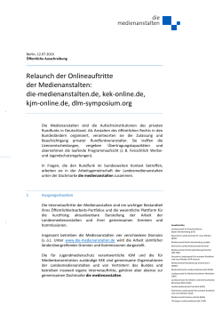 PDF - Medienanstalten