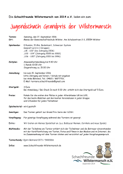 17.09.2016 - Jugendschach Grandprix