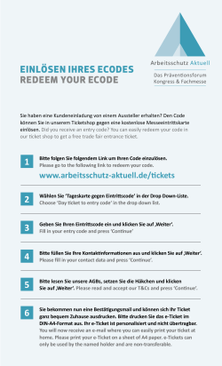 Gutscheincode einl&ouml;sen &ndash; Wie gehts?