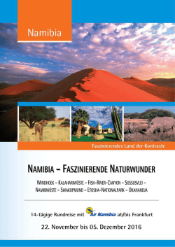 Infos zur Reise nach Namibia