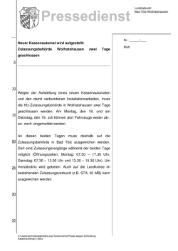 Neuer Kassenautomat wird aufgestellt