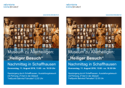 Flyer und Anmeldung - Reformierte Kirche Fehraltorf