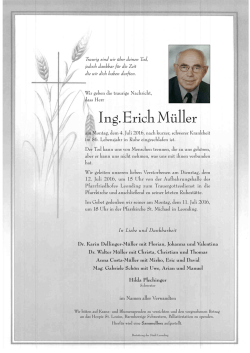 Ing.Erich M&uuml;ller
