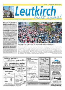 Leutkirch - Schwäbische Zeitung