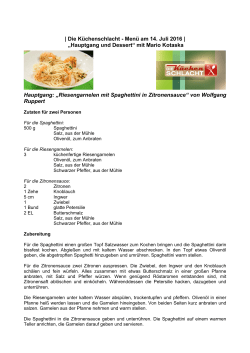 Riesengarnelen mit