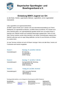 Einladung