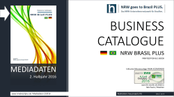 Mediadaten Business Catalogue NRW Brasil PLUS (bilingual)