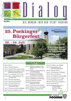 Was ist los in Pocking?