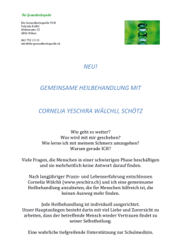 Heilanwendung gemeinsam mit