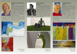 Über die Künstler - Fondation Hodiamont