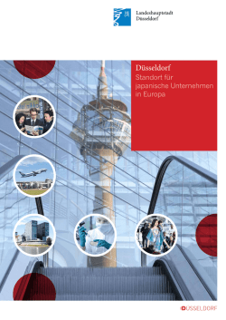 D&uuml;sseldorf Standort f&uuml;r japanische Unternehmen in Europa