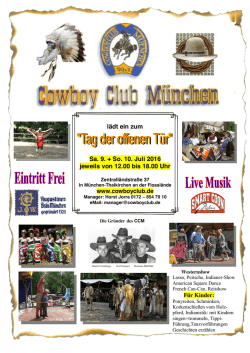 Cowboyclub München Tag der offenen Tür 2016 Kopie