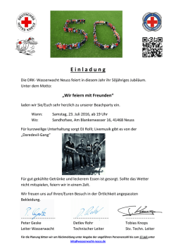 E inladung - Wasserwacht Cochem