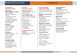 Programm - Buddhistisches Zentrum Minden