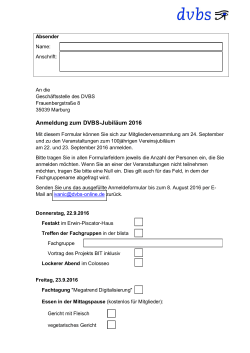 Anmeldung zum Jubiläum und Mitgliederversammlung, PDF