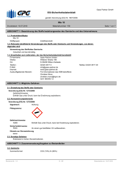EG-Sicherheitsdatenblatt